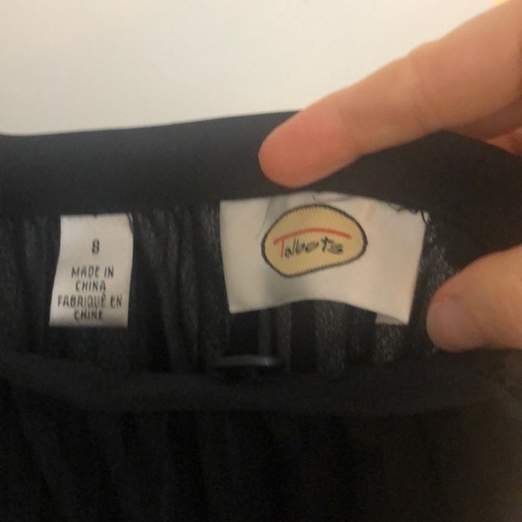 Talbots maxi black pleated skirt - Picture 6 of 7